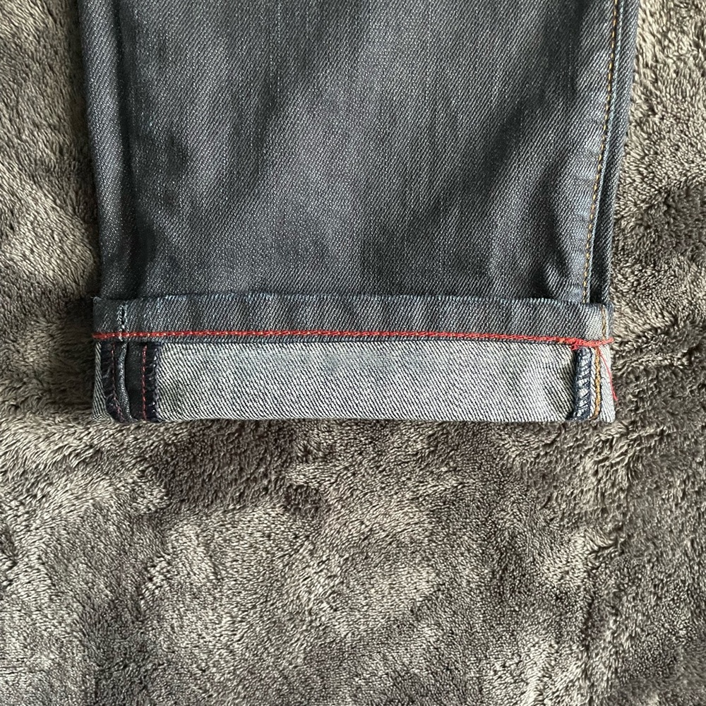 Express One Eleven Red Line Special Edition  Button Fly Jeans